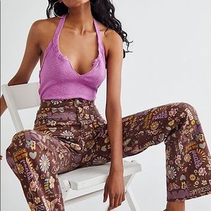 NWT Free People Beach boy halter top xs